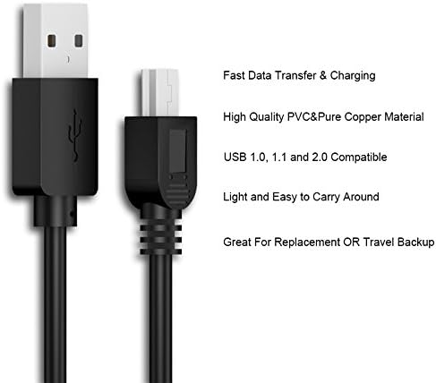 MAXLLTO® USB SYNC PC Data Cable Work para Canon PowerShot A530 A540 A550 A560 A580 A610 A620 Câmera digital