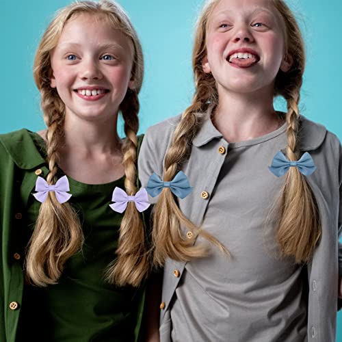 8 Pacote clipes de cabelos de laço pequeno garotas barretas de cabelo acessórios de cabelo para mulheres tranças
