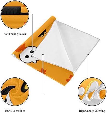 Deyya Microfiber Gym Towels Sports Sports Fitness Workout 2 pacote reutilizável toalha de suor macio para ioga com ciclismo de