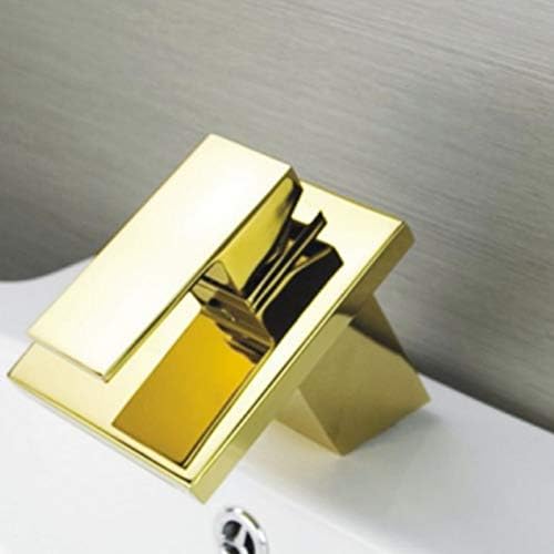 Tap de torneira de pia de banheiro de ouro e cozinha de ouro polido