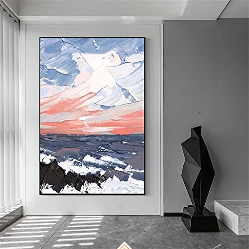 YXBDN colorido pintura a óleo oceânica de céu grande pintada à mão pintura abstrata decoração de casa obra de arte