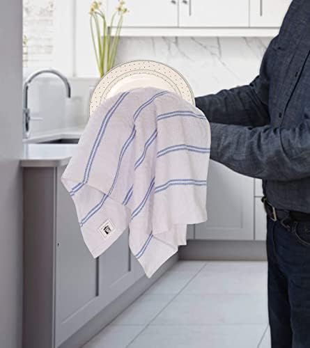 Excelentes ofertas de lavar pano [12 pacote, branco] - de pano de algodão 12 x 12 - panos de banheiro absorvente e macio -