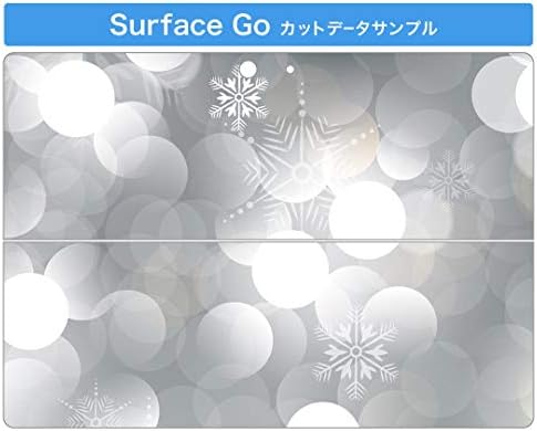 capa de decalque igsticker para o Microsoft Surface Go/Go 2 Ultra Thin Protective Body Skins 001450 Polca Dot Cristal de neve