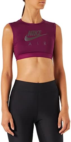 Nike feminino dri-fit swoosh suporta suportar sutiã esportivo de pescoço alto