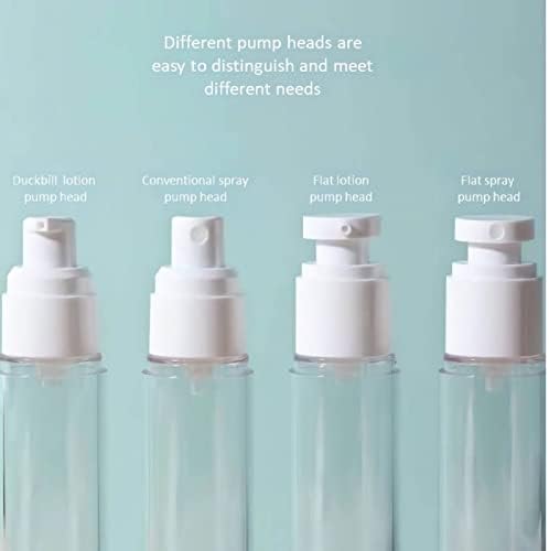 Luhakidu Bottles Travel Bottles Auto-limpeza Garrafas de tamanho de viagem Recipientes de cosméticos à prova de vazamento 2 garrafas