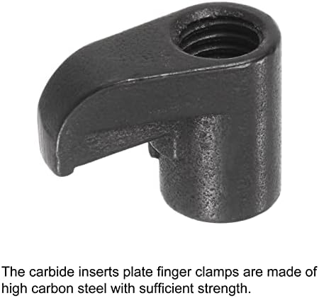 UXCELL HL2217-1.25 Aço de alto carbono insere o ajuste do grampo de dedo da placa para a ferramenta de torneamento de