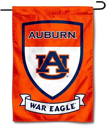 Auburn University War Eagle Shield Garden Bandle e USA Stand Stand Poster Setent