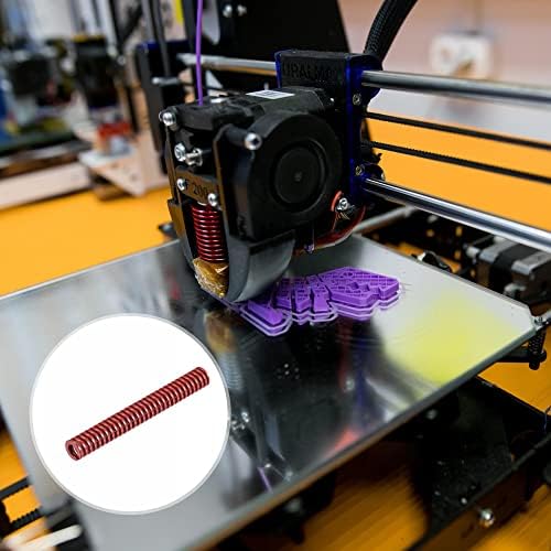 UXCELL 3D PRIMPERAÇÃO Mola de matriz, 2pcs 12mm od 90mm de estampagem espiral de longa longa moldura de molde de compressão para a parte elétrica da impressora 3D, vermelho