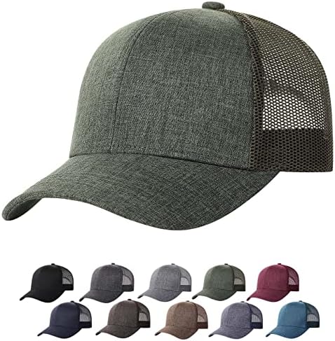 TSSGBL Snapback Trucker Hats Caps Baseball Caps de malha em branco ajustável Caps de bola traseira para homens