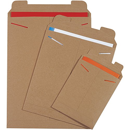 Mailers planos, 22 x 27, Kraft, 50/caso