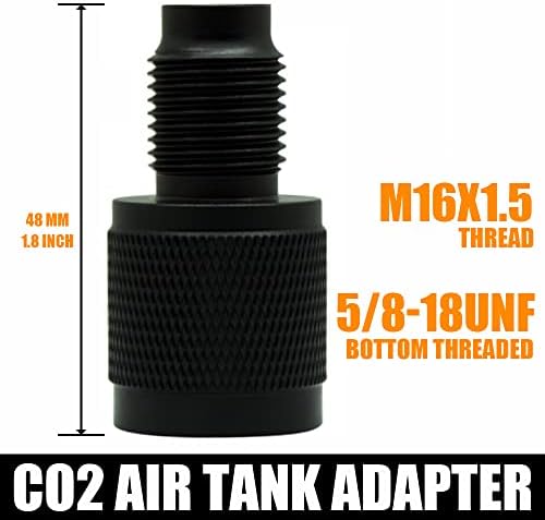 Adaptador de cartucho de CO2 HPDAVV com M16X1.5 LINHA MASCIME