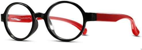 Óculos de bloqueio de luz azul marida para crianças quadros redondos flexíveis com óculos anti-Glare Anti-Fadiga Anti-UV Idade 3-12