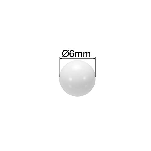 Uxcell 6mm Pom Coin Bolls, bola de rolamento de plástico 100pcs