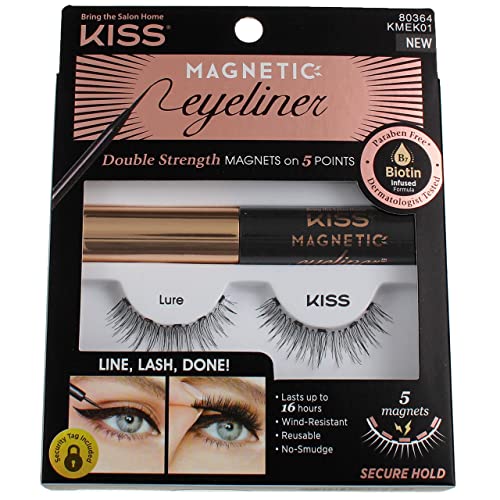 Kiss Magnetic Eyeliner e Kit de cílios