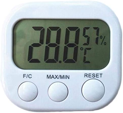 Termômetro Sxnbh Room - Higrômetro de alta precisão Termômetro branco