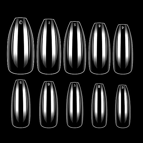 Gel de unhas sólidas makartt para dicas de gel macio dicas de acrílico Gel Gel Curing Bundle Makartt Coffin Nails 500pcs Pressione