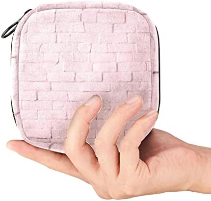 Bolsa de período de fundo da parede rosa, bolsa de armazenamento sanitário de guardana