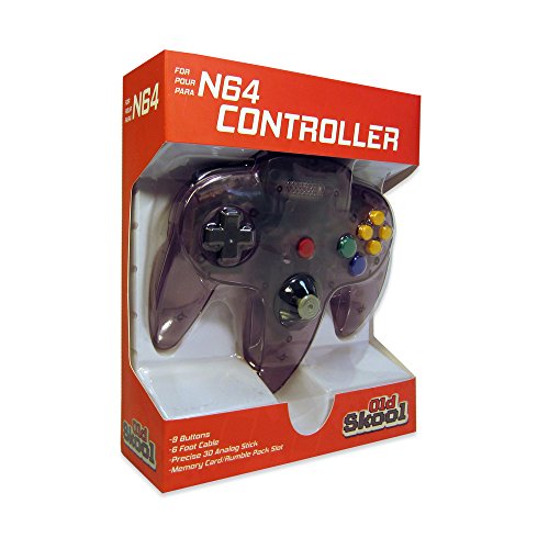 Old Skool Classic Wired Controller Joystick para Nintendo 64 N64 System - Atomic Purple