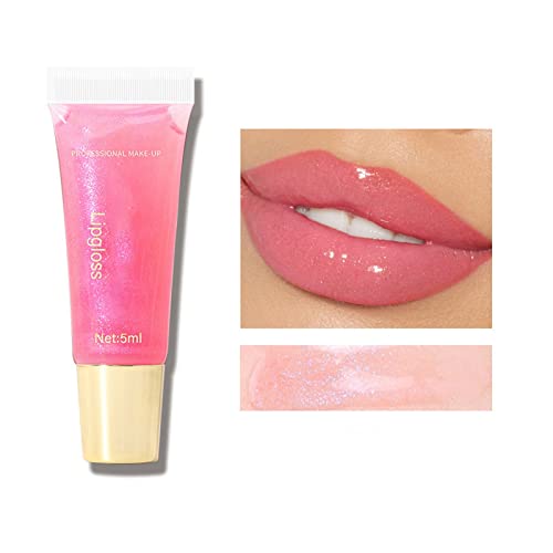 5 revestimentos lábios Mangueira de textura hidratante Rainbow Lip Color Lip Glaze Color Lip Plumper Lip Lip Lip Gloss