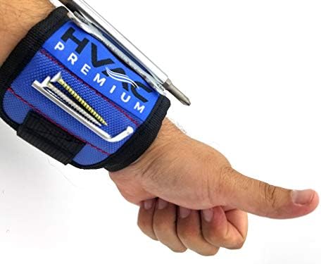 Vastar pulseira magnética - ímãs poderosos para segurar parafusos, pregos, parafusos, brocas, prendedores, tesoura e outras pequenas ferramentas - sua terceira mão no trabalho