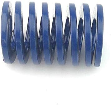 Adioli compressão mola azul carga leve carimbo espiral compressão dado de mola diâmetro externo 16 mm diâmetro interno de 8 mm 70-300mm