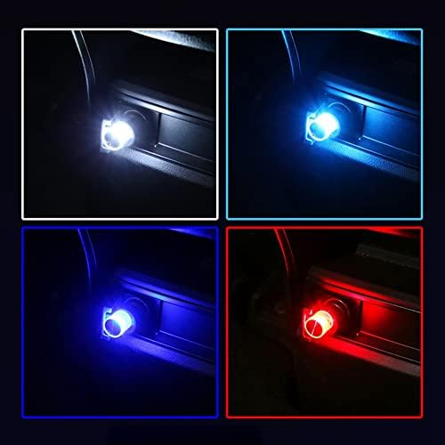 OAUTOSJY INTERIOR DO INTERIOR LED Mini LED Decoração Light Car Carros Interiores Luzes de Atmosfera Universal Usb plug-in