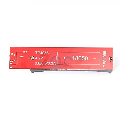 TEC4056 18650 Módulo de carregador 4.2V Carregador de bateria de lítio para 18650 Módulo de placa de não proteção de lítio 0,8a 0,5a 0,3A