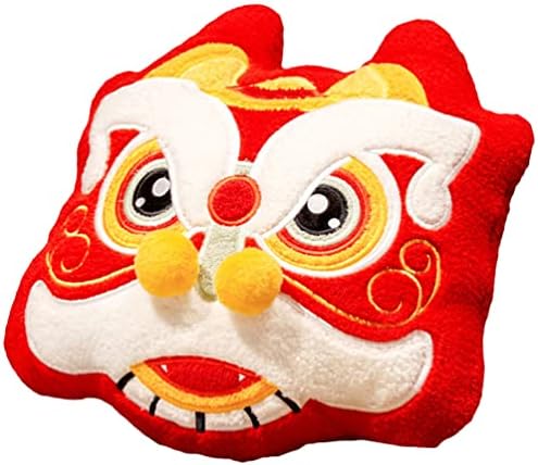 Almofadas ao ar livre de Abaodam, travesseiros de pelúcia leão de leão chineses orientais, travesseiro de travesseiro decorativo, travesseiro de travesseiro abraçando para sofá de 45cm de 45 cm de decoração