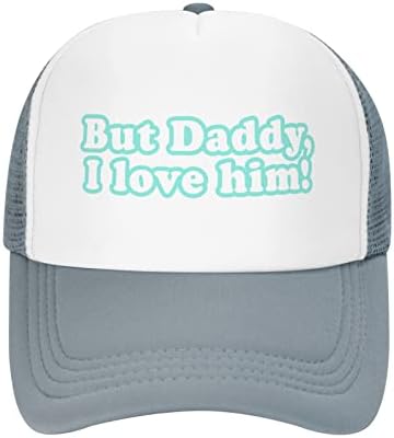 Mas papai eu amo ele chapéu unissex hats de caminhoneiro adulto tampa ajustável para adultos clássicos de pesca