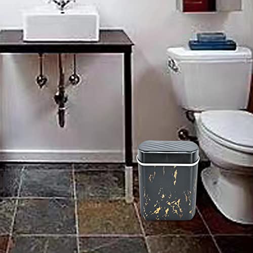 Weniii Lixo pode ser sensor de movimento sem toque Lixo Touch de lixo de cozinha automática livre com tampa para o banheiro escritório