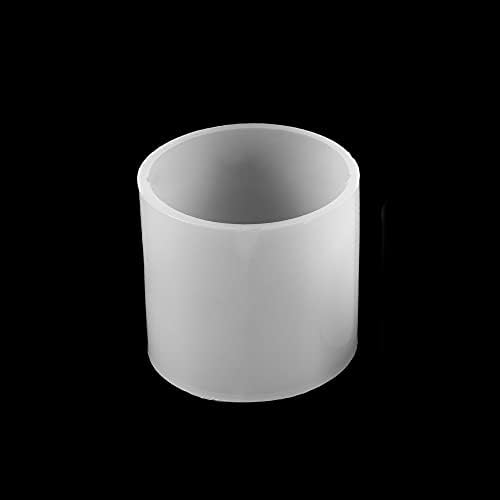 AGCFABS 1pcs cilindro branco transparente molde de silicone resina vela molde cola de cristal jóias de molde fazendo