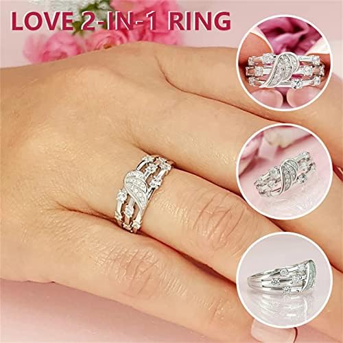 2023 ANEL PERSONALIDADE DE ANELAÇÃO DE ZIRCON MULHERES jóias de jóias femininas embutidas anéis de noivado de anéis de anéis