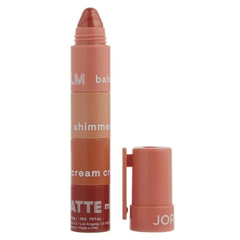 Jordana 3 embalagem de batom nude lipstax colorstax