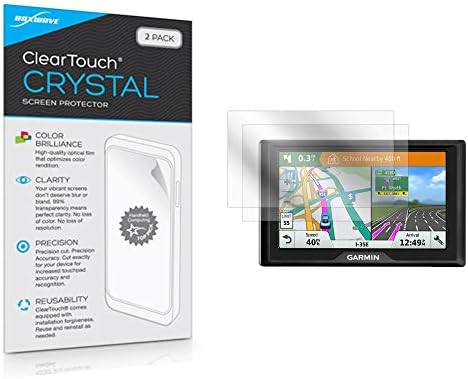 Protetor de tela de ondas de caixa para Garmin Drive 51 Lm - ClearTouch Crystal, HD Film Skin - Shields a partir de arranhões para Garmin