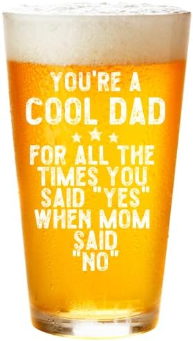 Você é um pai legal, engraçado cerveja copo de copo do dia do dia do pai pint copo