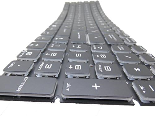 Teclado de laptop para MSI GS60 GS70 GT62 GT72 GS72 GS62 Black sem quadro e com retroiluminado Crystal Keycap Estados Unidos US v143422ak 9z.ncxbn.01d