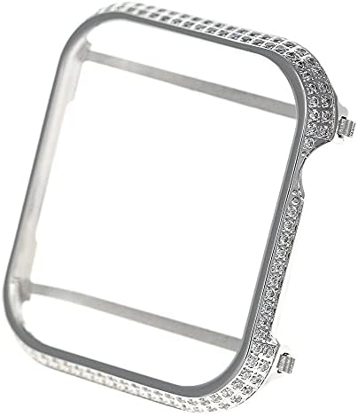 Hjinvigour Bling Sking Stakling requintado Ornamento decorativo Retomernando Diamante Case Case Penela Compatível Apple Watch Se Series 6/5/4/3/2/1/1