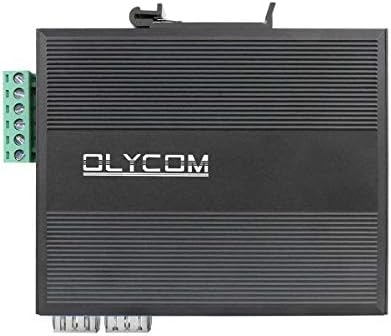 Switch de gigabit de olycom 4 portas Conversor Ethernet Industrial Din-Rail IP40 Switch de rede com mini tamanho para câmera
