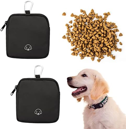Bolsa de tratamento para cães de Wallfid pequena, bolsa de pé para cães e gatos, tamanho do bolso, à prova de umidade