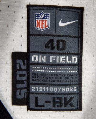 2015 Philadelpia Eagles Nick Perry 28 Game usou White Jersey 40 DP28657 - Jerseys de jogo NFL não assinado usados