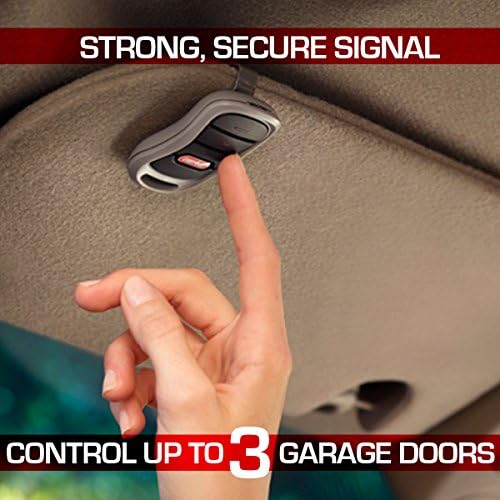 Remoto Genie G3T-R 3-Button com a Tecnologia de Segurança Intellicode Controla até 3 abridores de portas de garagem, 1 pacote,
