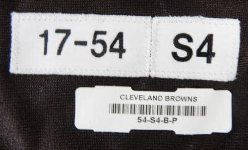 2017 Cleveland Browns 77 Game usou Brown Practice Jersey Jersey Plate RM 8 - Jerseys de jogo NFL não assinado usada