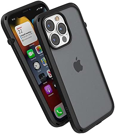 Catalyst iPhone 13 Pro influenciar a série Slim Case, casos seguros de impressão de dedos, telefone de prova de gota, com cordão