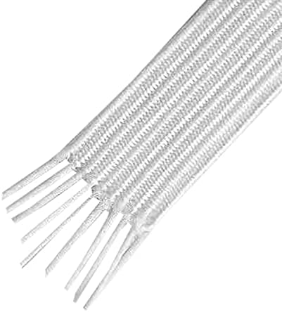 CSNSD Elastic Band 100 metros de 8 mm de largura branca e elástica macio com cordões elásticos