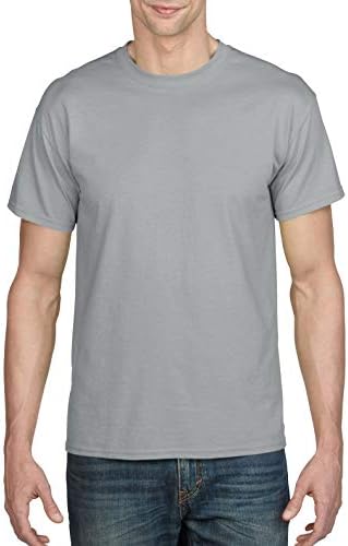 T-shirt clássica de blend seco de Gildan grande masculino