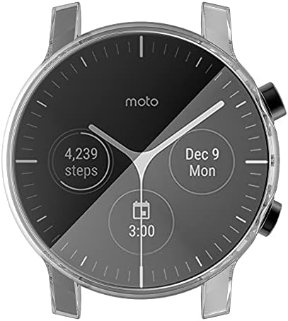 Protetor de tela Case compatível com Motorola Moto360 Acessórios Smartwatch de 3ª geração TACLES TACLOUD Tampa de proteção completa resistente a Moto 360 3ª geração