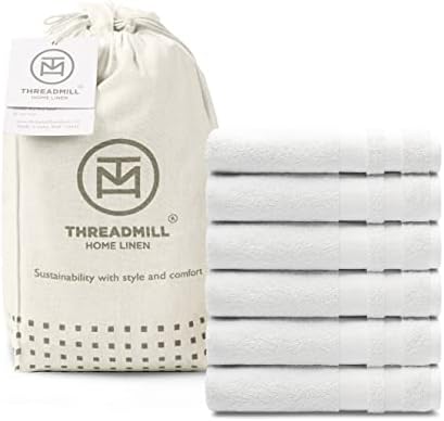 Pacote de pacote de panos de algodão algodão de 12 toalhas - luxo 600 gsm 13 x13 super macio, altamente absorvente,