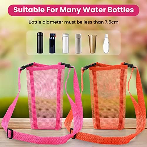 Portador de garrafa de água de água com alça, alça de garrafa de água ajustável Pessoas e suporte para garrafas de água
