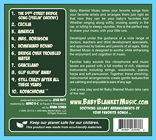 Baby Blaning Music Silothing Lullaby Music CD BBM004, Simon e Garfunkel