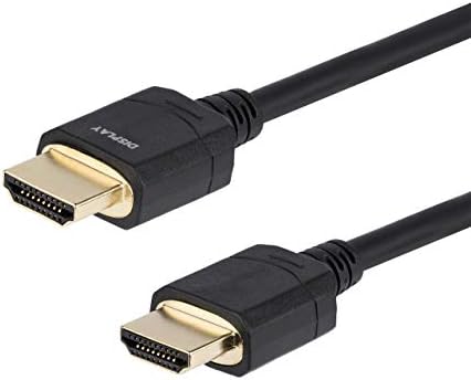 Startech.com Cabo HDMI de fibra óptica de 100 pés, cabo HDMI de alta velocidade 4K 60Hz, cabo/cabo HDMI Ultra HD 4K, cabo certificado
